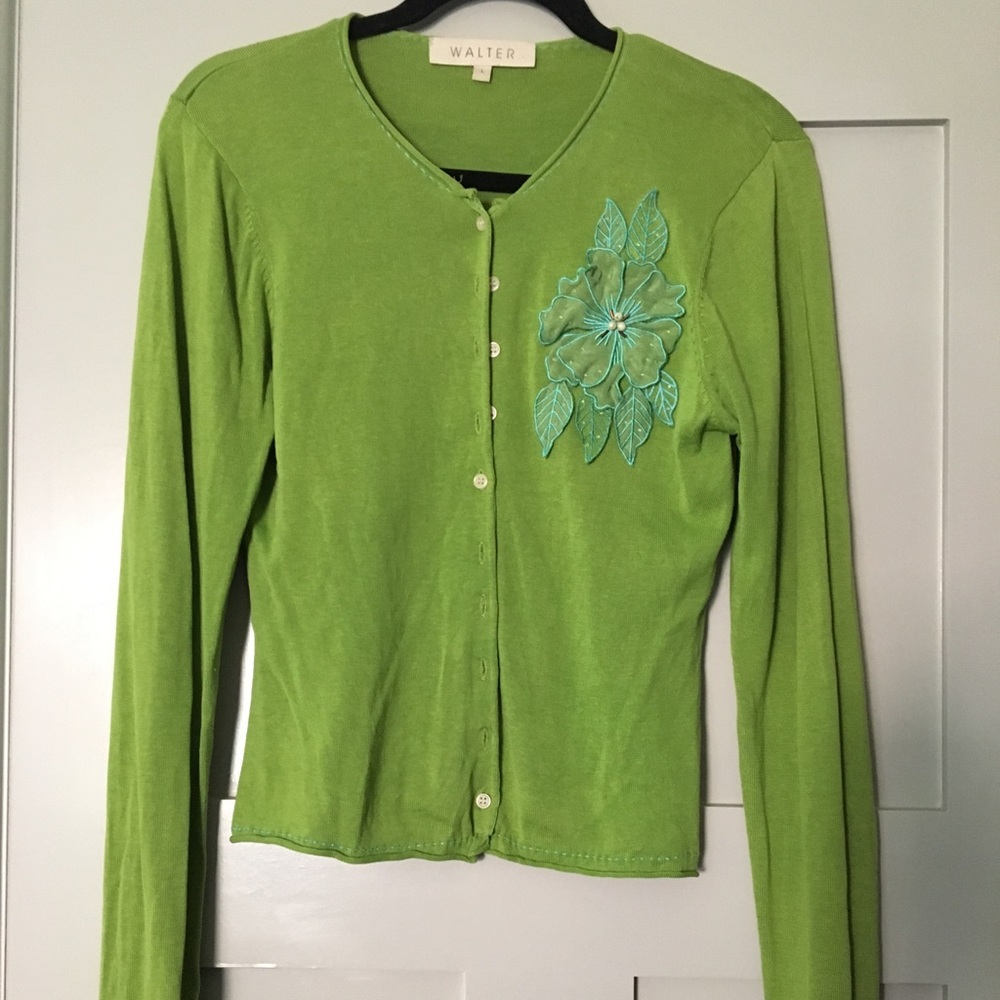 Vintage Corsage Sweater